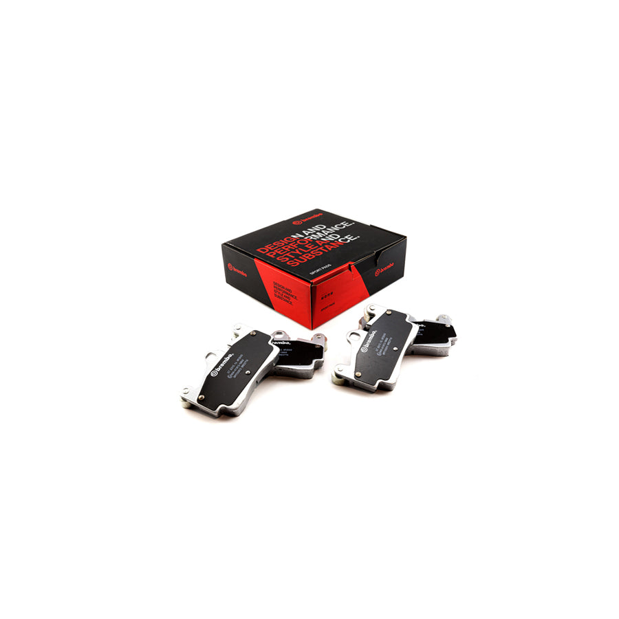 Brembo 07.B315.16 Audi Porsche VW Rear HP2 High Performance Brake Pad Set (Inc. Q7, Cayenne, Touareg) | ML Performance US Car Parts