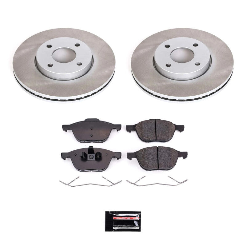 PowerStop Power Stop 05-07 Ford Focus Front Semi-Coated Rotor Kit