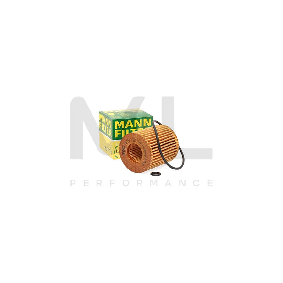 MANN-FILTER HU 711 x Oil Filter with seal, Filter Insert