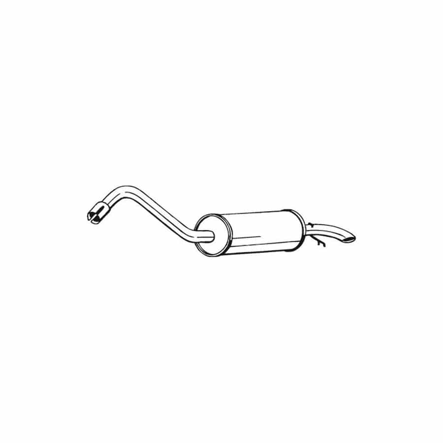 Bosal 154-977 Rear Silencer for Ford Escort