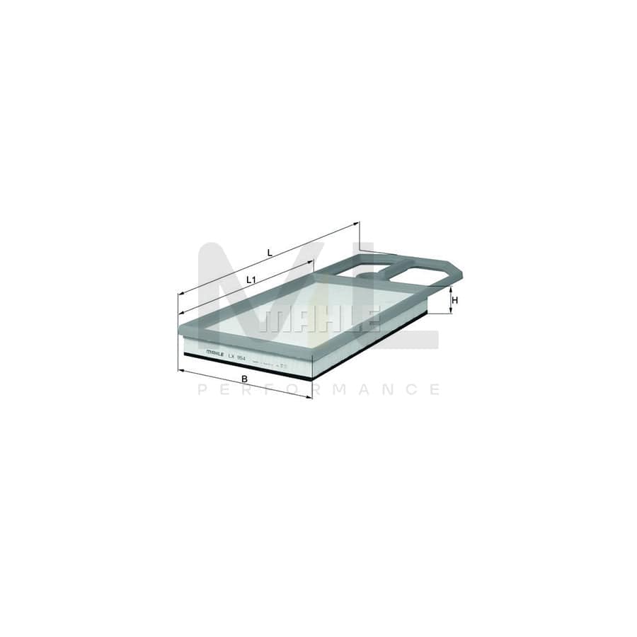 MAHLE ORIGINAL LX 954 Air Filter Filter Insert | ML Performance Car Parts