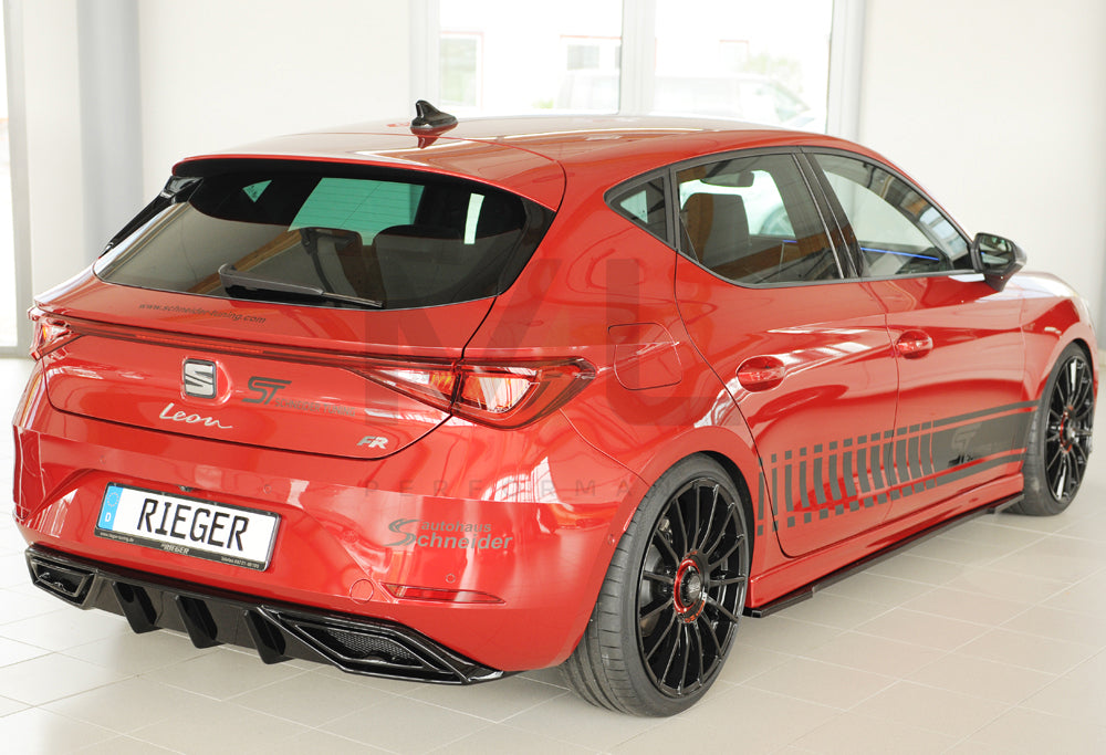 Rieger 00027053 SEAT Leon KL Side Skirt Splitter 10 | ML Performance UK Car Parts