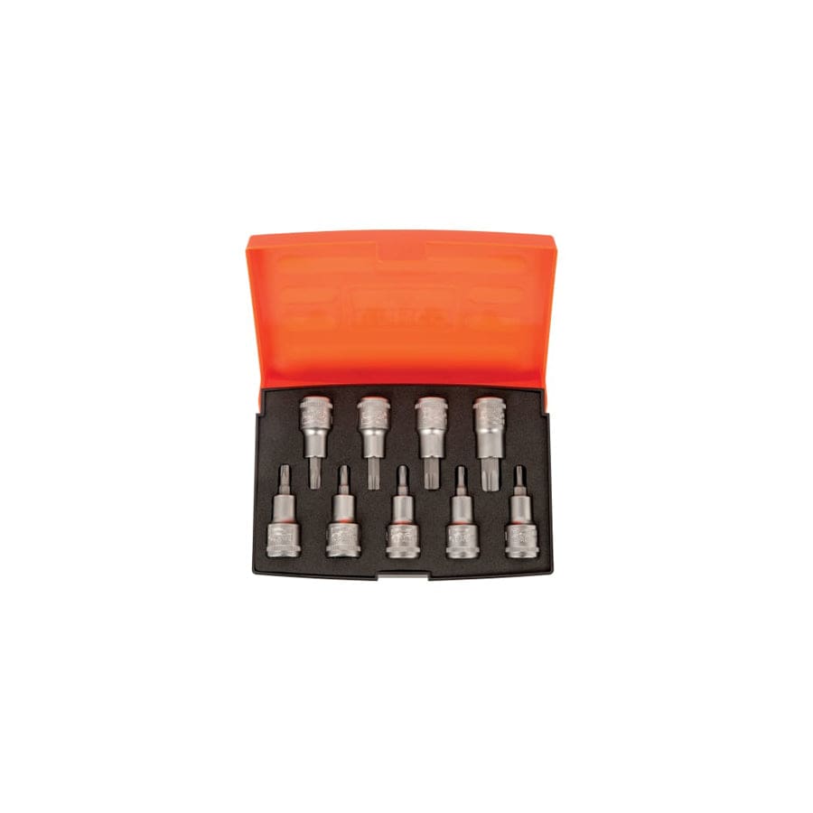 Bahco BAHS9TORX S9TORX 1/2in Drive Socket Set, 9 Piece