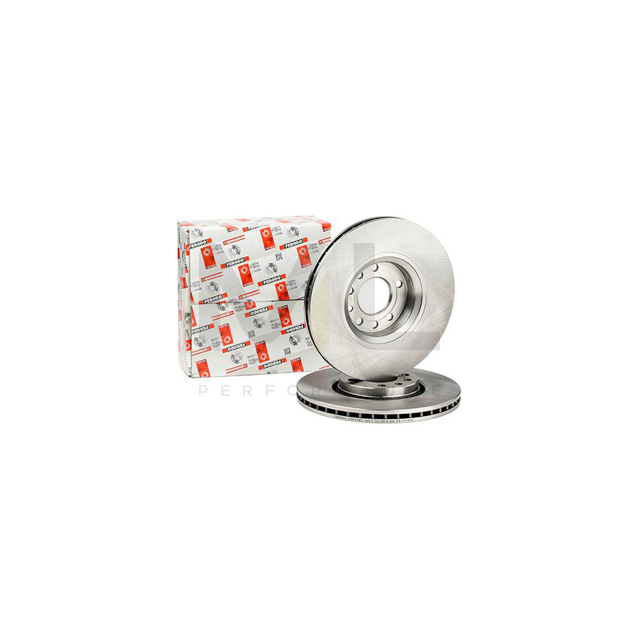 FERODO PREMIER DDF1261 Brake Disc Vented, without bolts/screws | ML Performance Car Parts