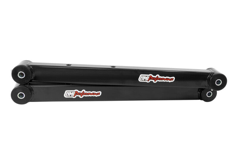 UMI Performance 91-96 GM B-Body Boxed Extended Length Lower Control Arms - Black