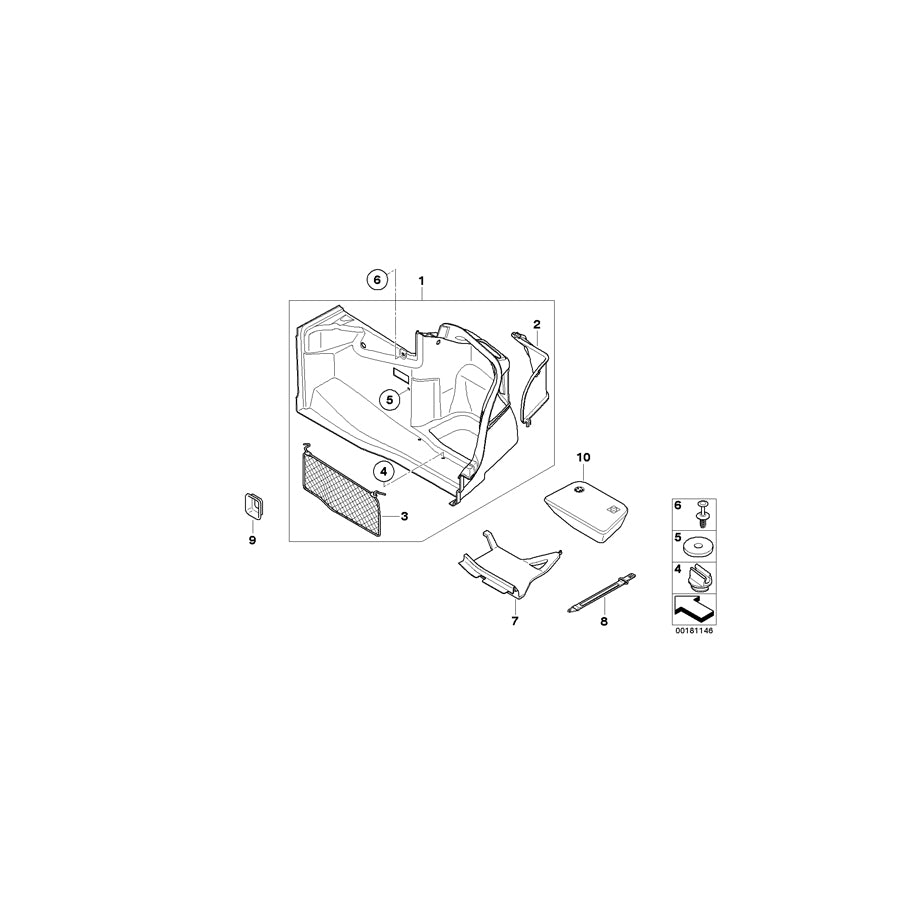 Genuine BMW 51479119839 E88 Rubber Band (Inc. 118d, 120i & 120d) | ML Performance US Car Parts