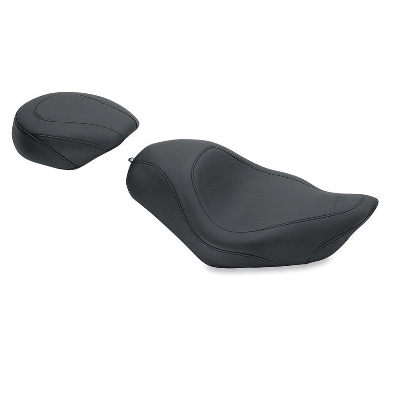 Mustang Motorcycle Mustang 04-21 Harley Sportster Wide Tripper Solo Seat - Black