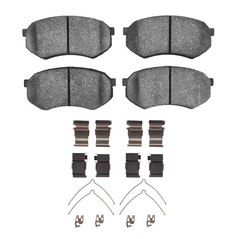 R1 Concepts R1 89-04 Mitsubishi FUSO FE Front Semi Met Pads & Hardware Kit