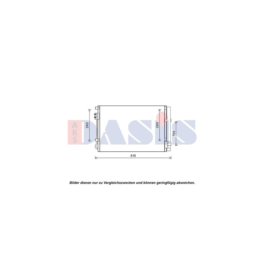 AKS Dasis 512084N Air Conditioning Condenser