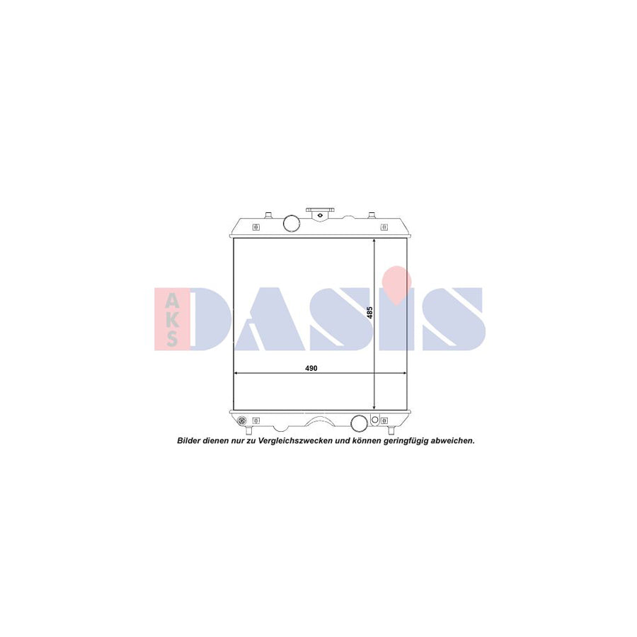 AKS Dasis 440244N Engine Radiator