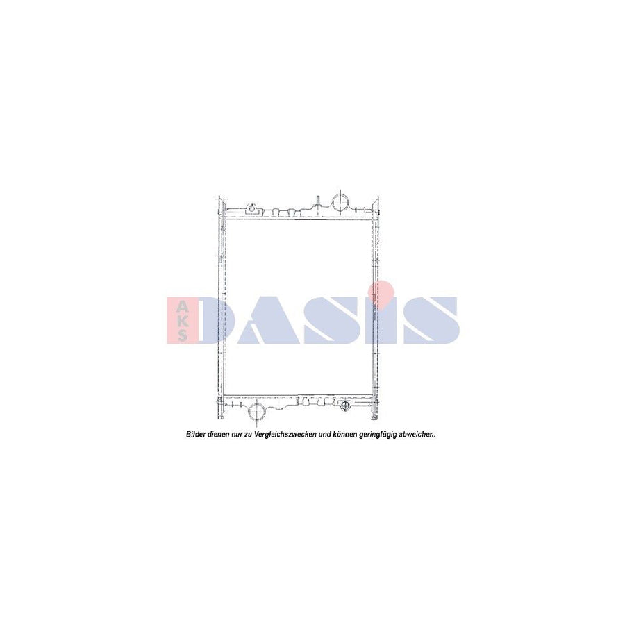 AKS Dasis 440248N Engine Radiator