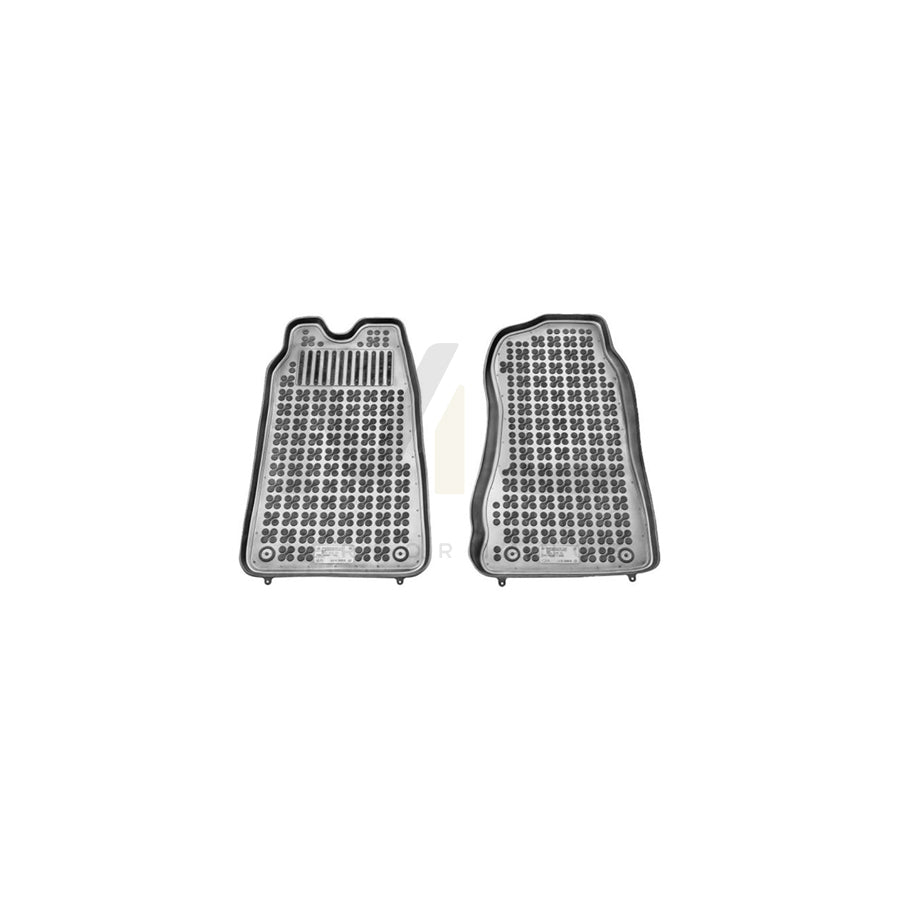 REZAW PLAST 200613 Floor mat set for FORD TRANSIT Elastomer, Front, Quantity: 2, Black