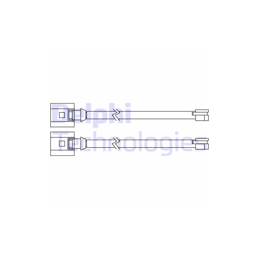 Delphi Lz0255 Warning Contact Set, Brake Pad Wear
