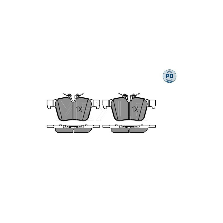 Meyle 025 221 4116/Pd Brake Pad Set
