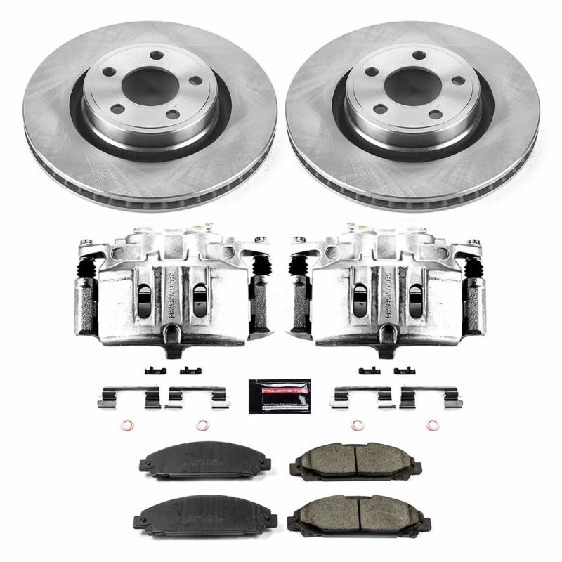 PowerStop Power Stop 15-20 Ford Mustang Front Autospecialty Kit w/Cals