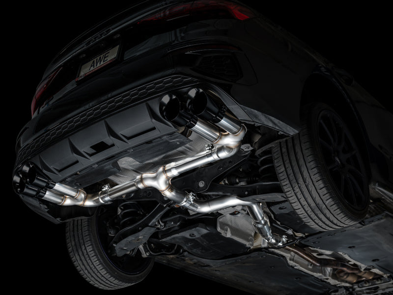 AWE Tuning 22-24 Audi 8Y S3 Track Edition Exhaust - Diamond Black Tips