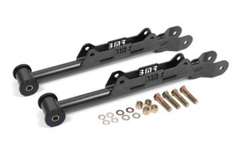 BMR Suspension BMR 2010-2015 Chevrolet Camaro Rear DOM Lower Control Arms - Black Hammertone