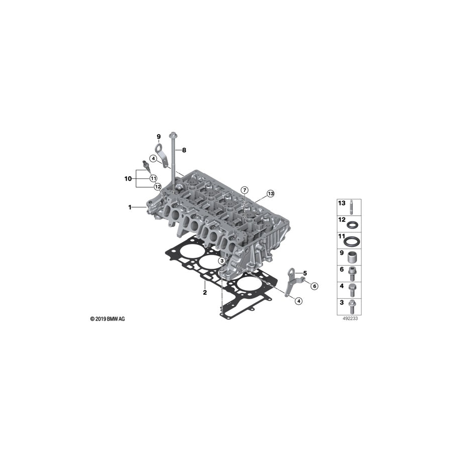 Genuine BMW 11128575651 G16 G12 Loop (Inc. 318d, 730LdX & X6 30dX) | ML Performance US Car Parts