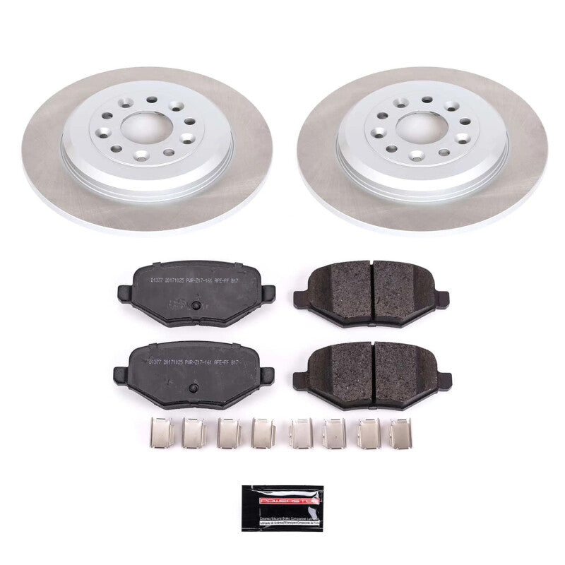 PowerStop Power Stop 11-12 Lincoln MKX Rear Semi-Coated Rotor Kit