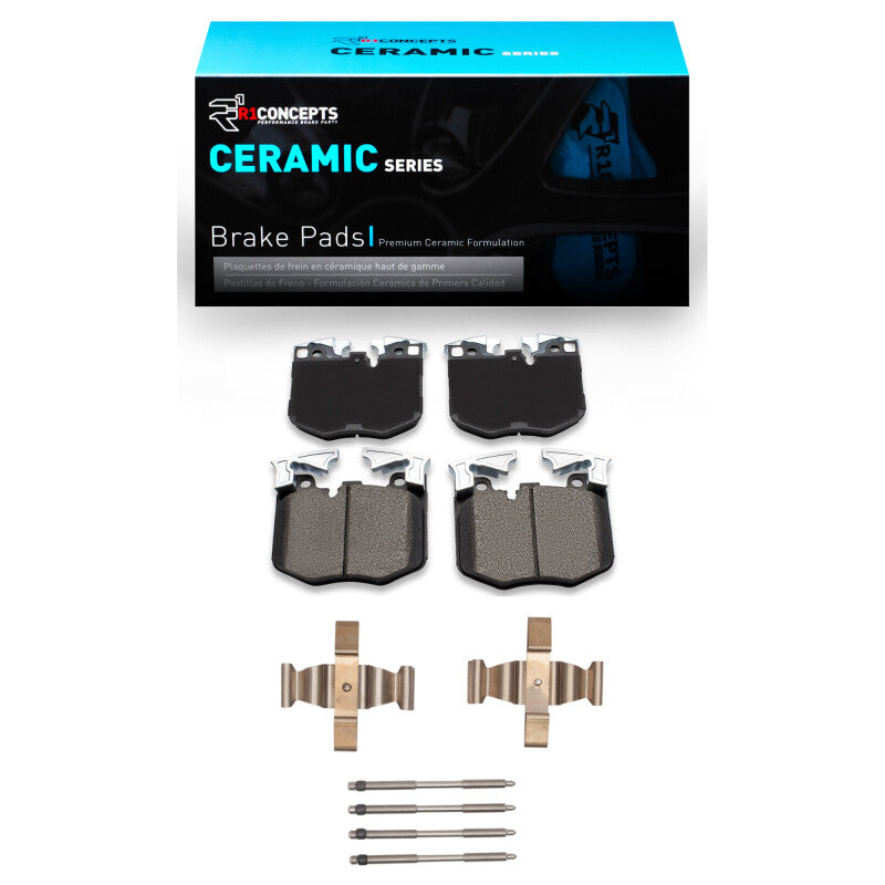 R1 Concepts R1 2016-2025 BMW 230I Front R1 Ceramic Pads & Hardware Kit