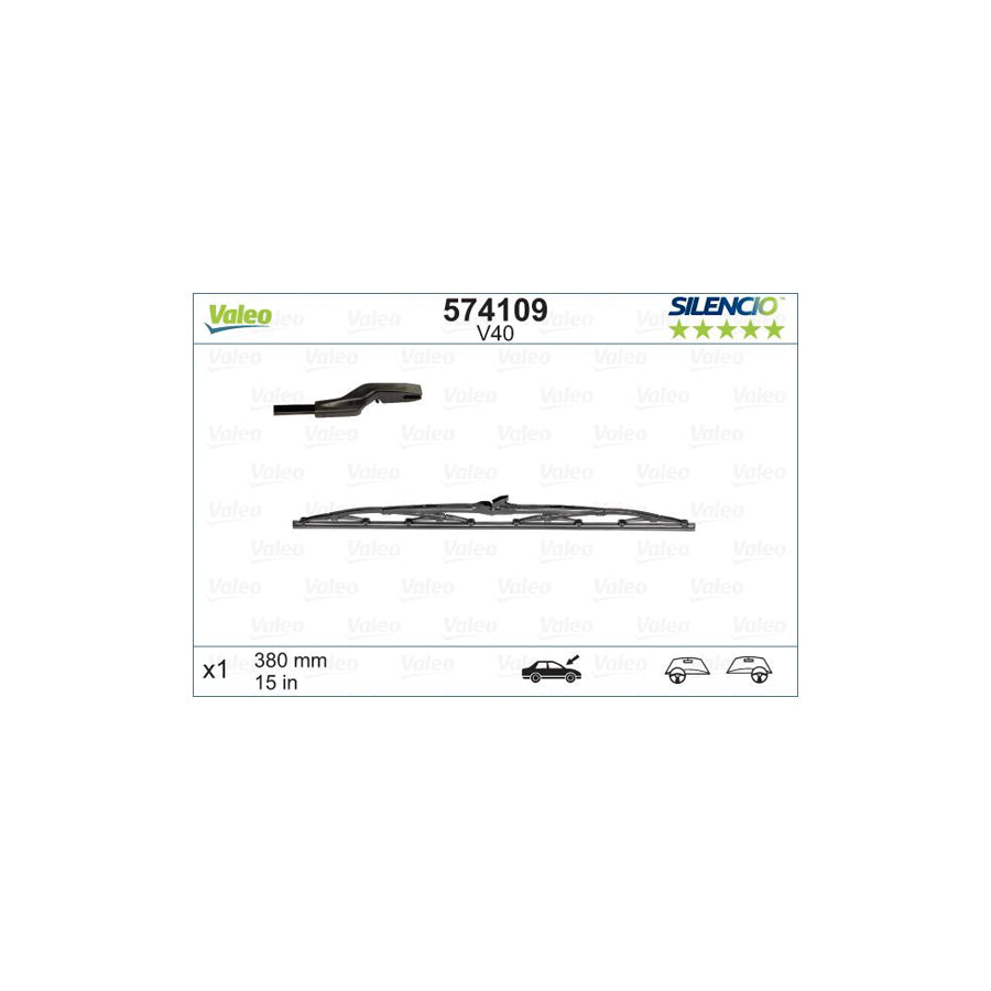 Valeo Silencio 574109 Wiper Blade | ML Performance US Car Parts