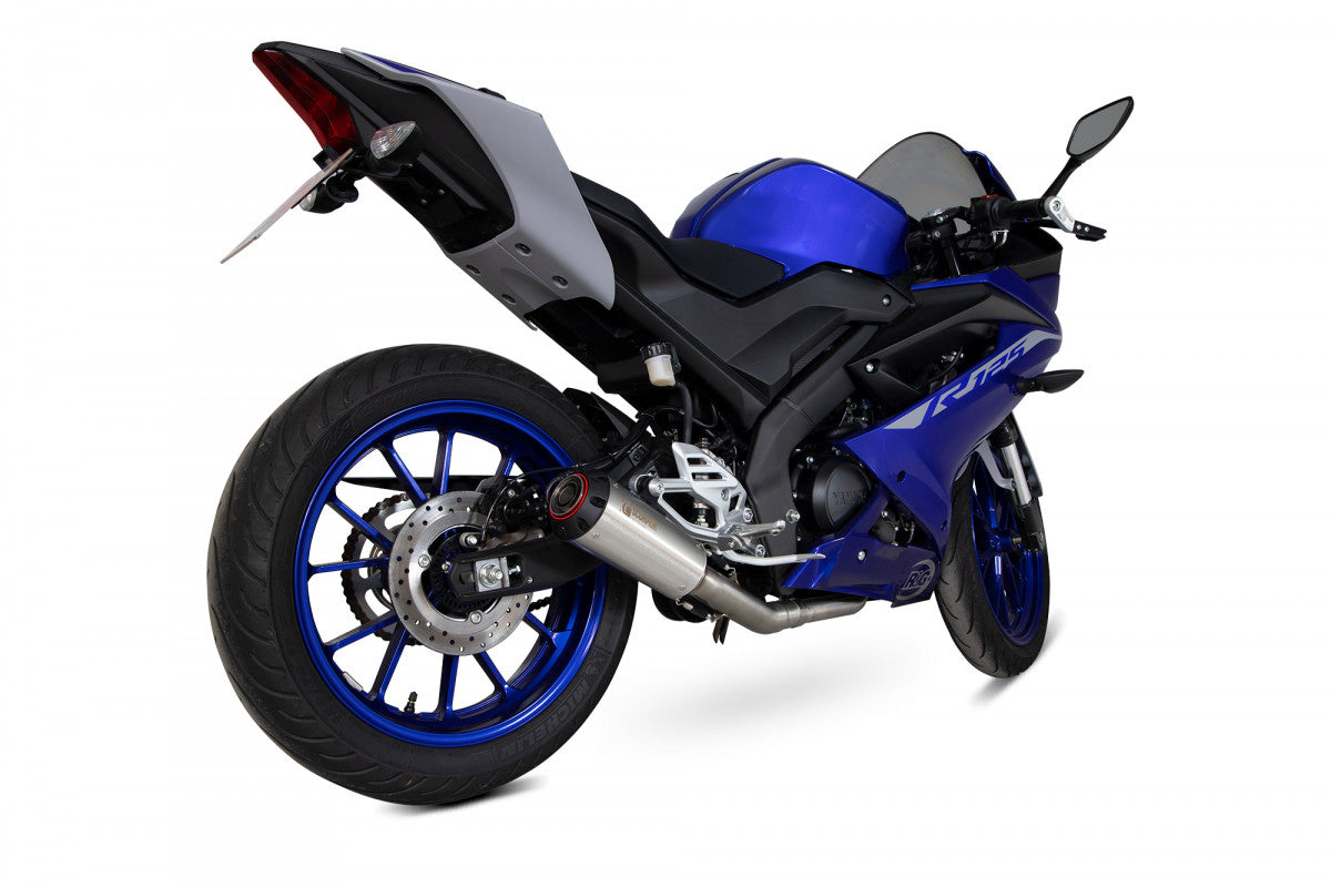 Scorpion PYA115SYSTEO Yamaha YZF-R125 Red Power Full System - Titanium Sleeve | ML Performance US US