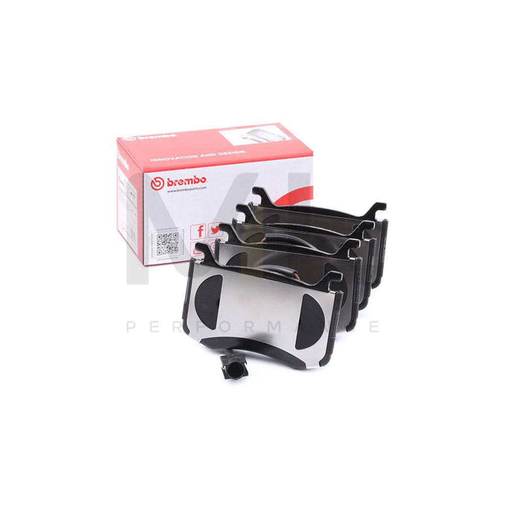 Brembo P 23 183 Brake Pad Set With Anti-Squeak Plate, Without Accessories | ML Performance Car Parts