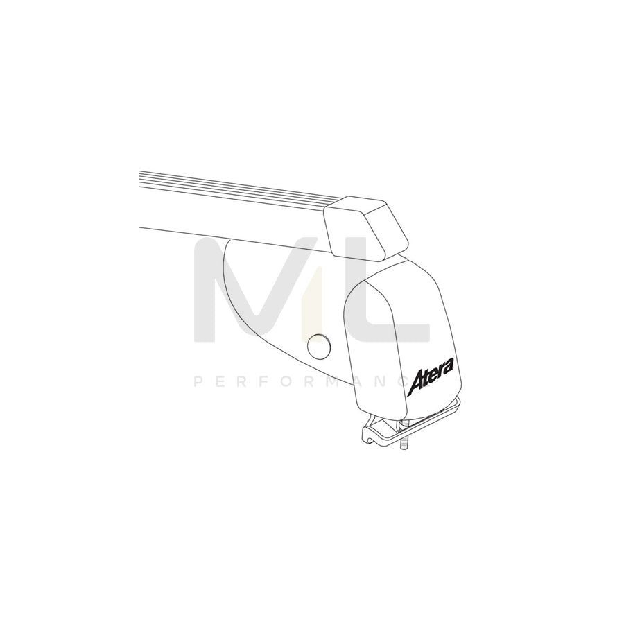 Atera Signo 044326 Roof bars for Audi Q7 (4MB) for cars without rails, 122 cm, 100 kg, Steel