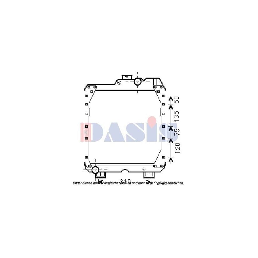 AKS Dasis 440273N Engine Radiator