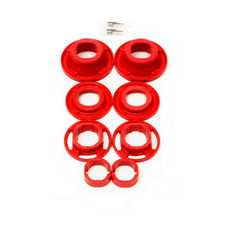 BMR Suspension BMR 12-15 5th Gen Camaro Rear Cradle Street Version Poly Inserts Only Bushing Kit - Red