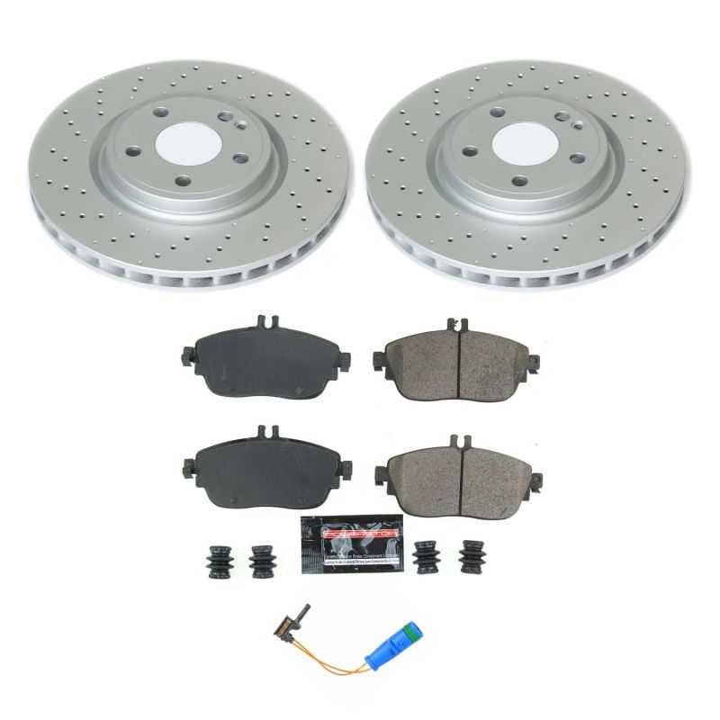PowerStop Power Stop 17-19 Infiniti QX30 Front Z17 Evolution Geomet Coated Brake Kit