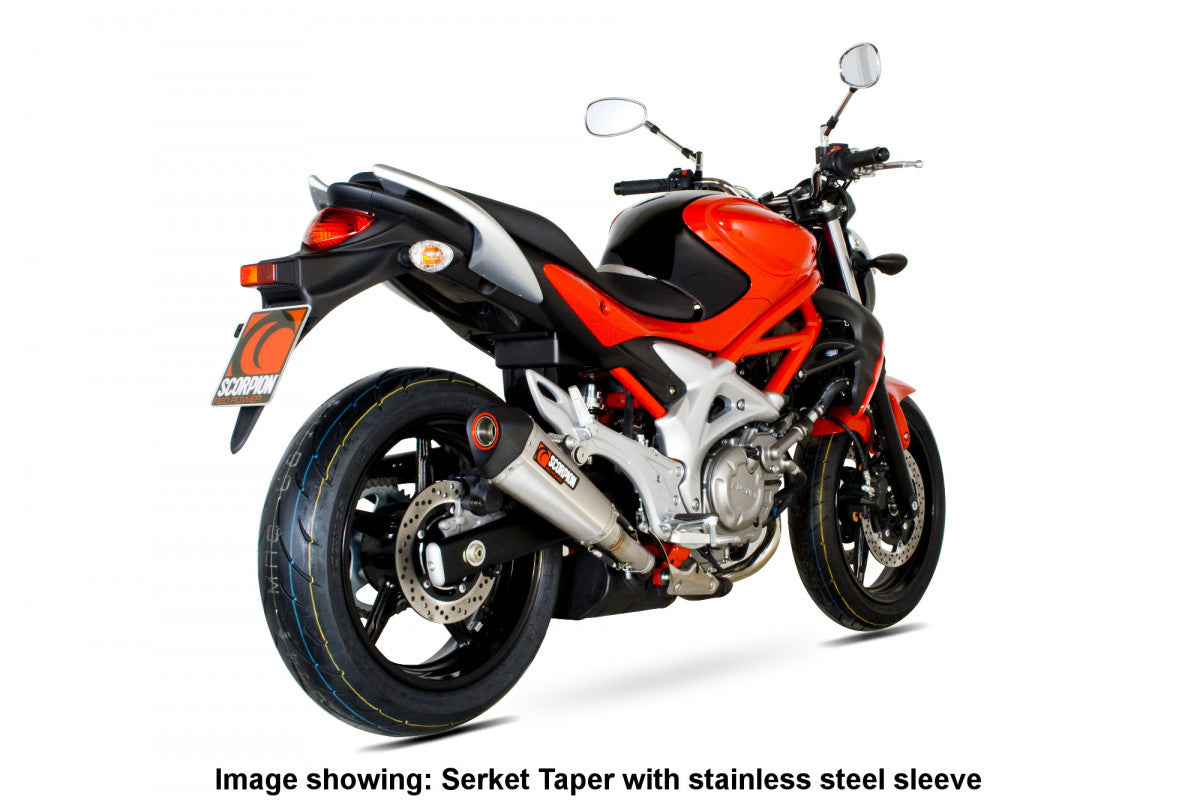 Scorpion RSI105CEO Suzuki Gladius 650 Serket Taper Slip-On - Carbon Fibre Sleeve | ML Performance US US