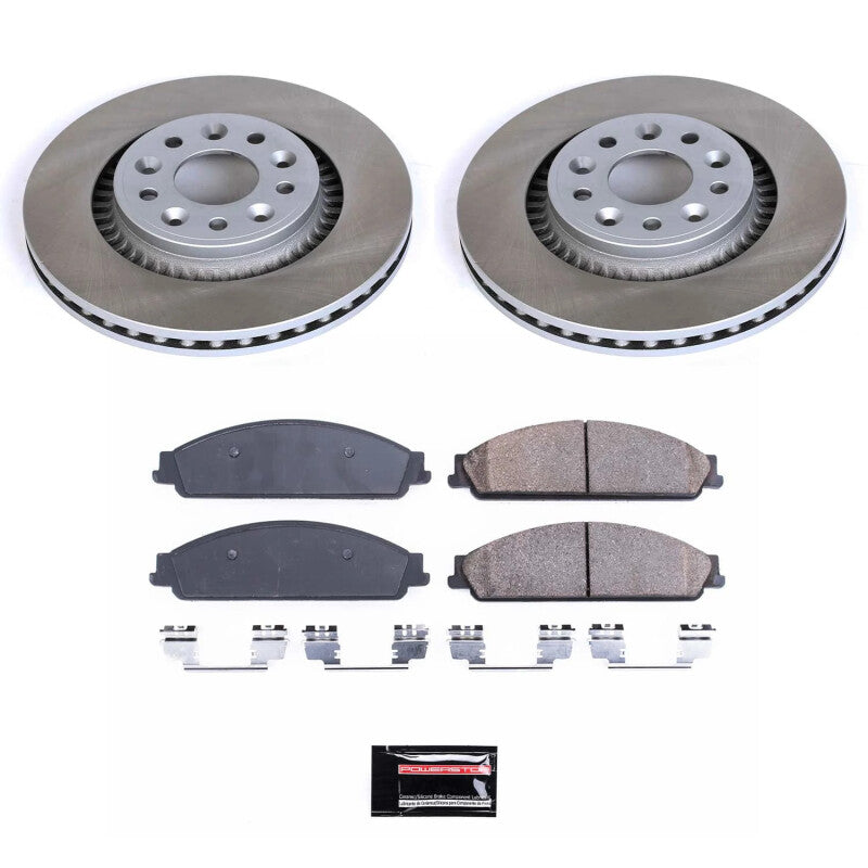 PowerStop Power Stop 08-09 Mercury Sable Front Semi-Coated Rotor Kit