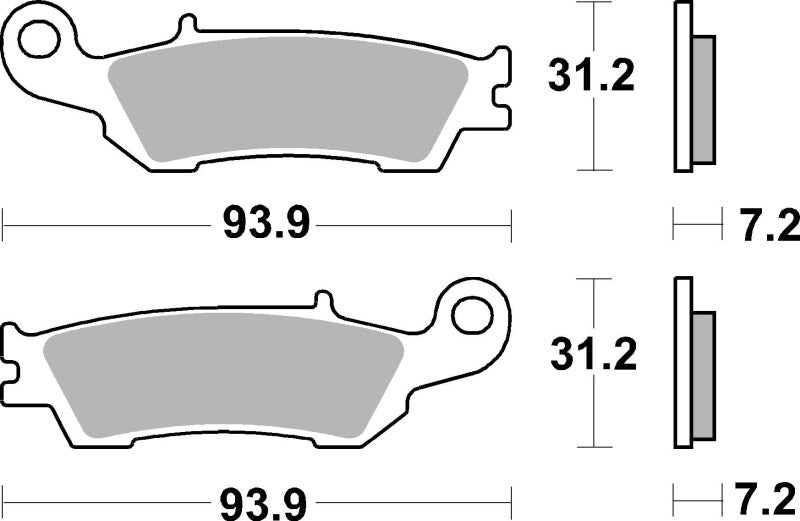 Brembo Powersports Brembo 20-21 Fantic XX 125cc Sinter Brake Pad - Front