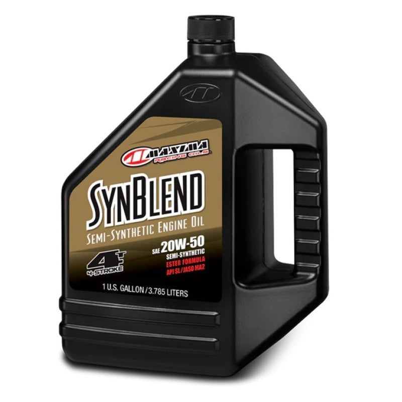 Maxima Syn Blend Ester 4T Semi-Synthetic 20W50 Engine Oil - Gallon