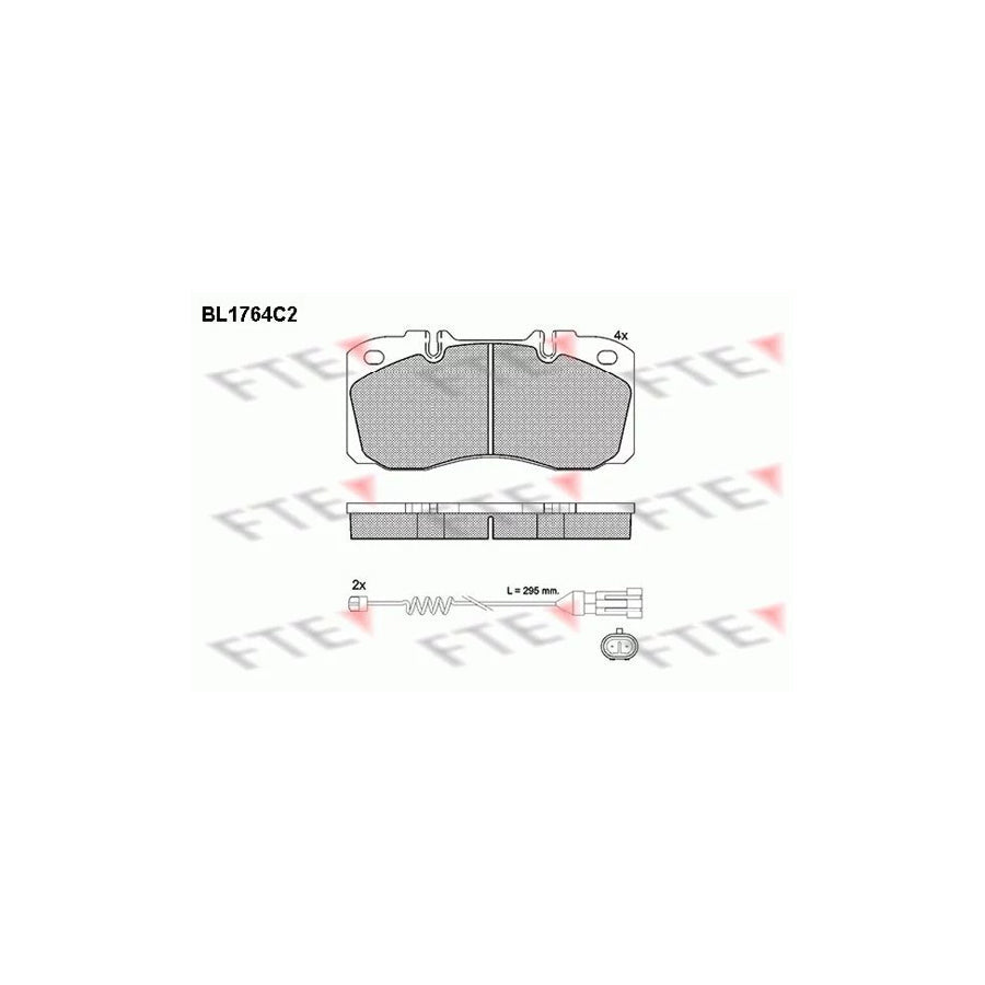 FTE Bl1764C2 Brake Pad Set