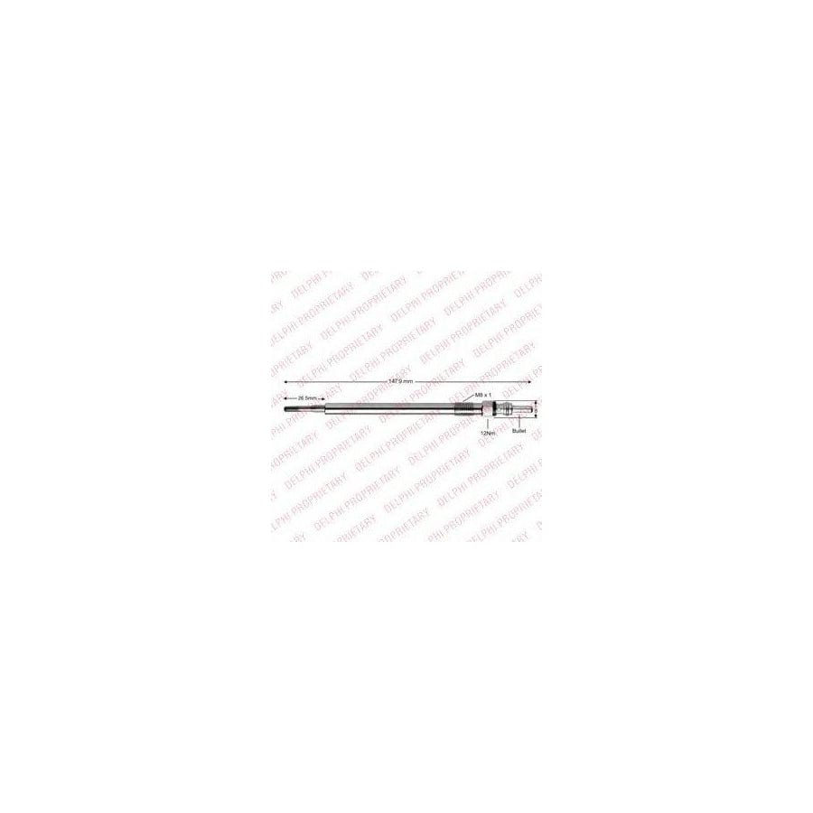 Delphi Hds428 Glow Plug