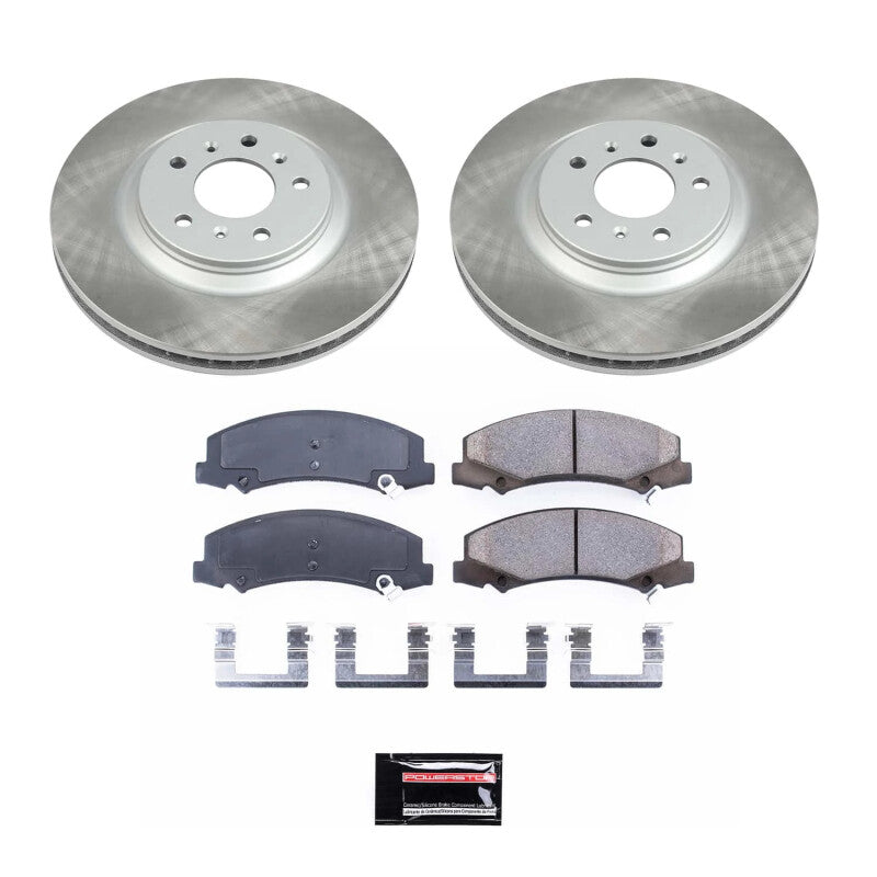 PowerStop Power Stop 14-16 Chevrolet Impala Limited Front Semi-Coated Rotor Kit