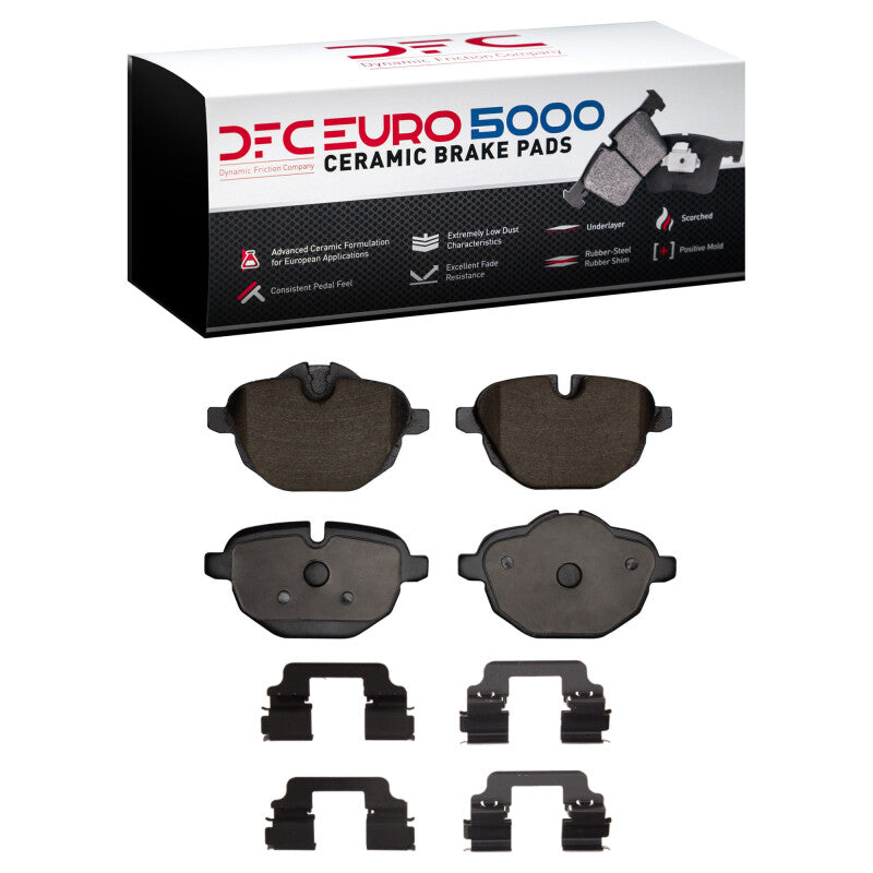 DFC 11-25 BMW 528i Rear Euro 5000 Ceramic Brake Pads and Hardware Kit