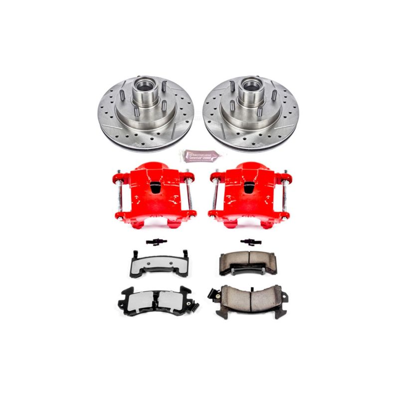 PowerStop Power Stop 95-97 Chevrolet Blazer Front Z36 Truck & Tow Brake Kit w/Calipers