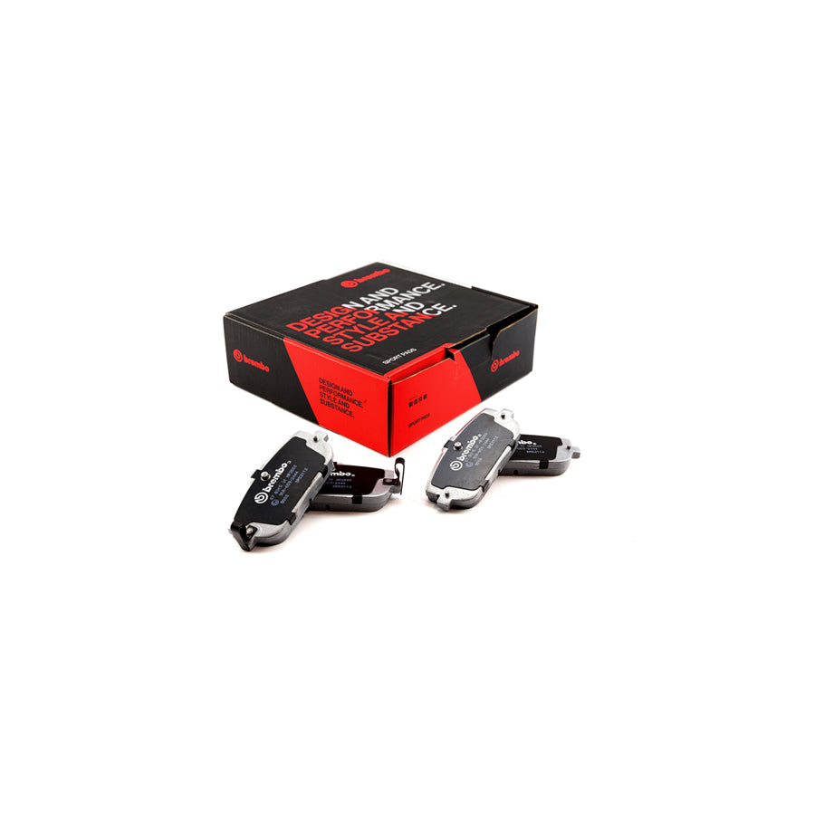 Brembo 07.B315.31 Abarth Fiat Mazda Rear HP2 High Performance Brake Pad Set (Inc. 124, MX-5) | ML Performance US Car Parts