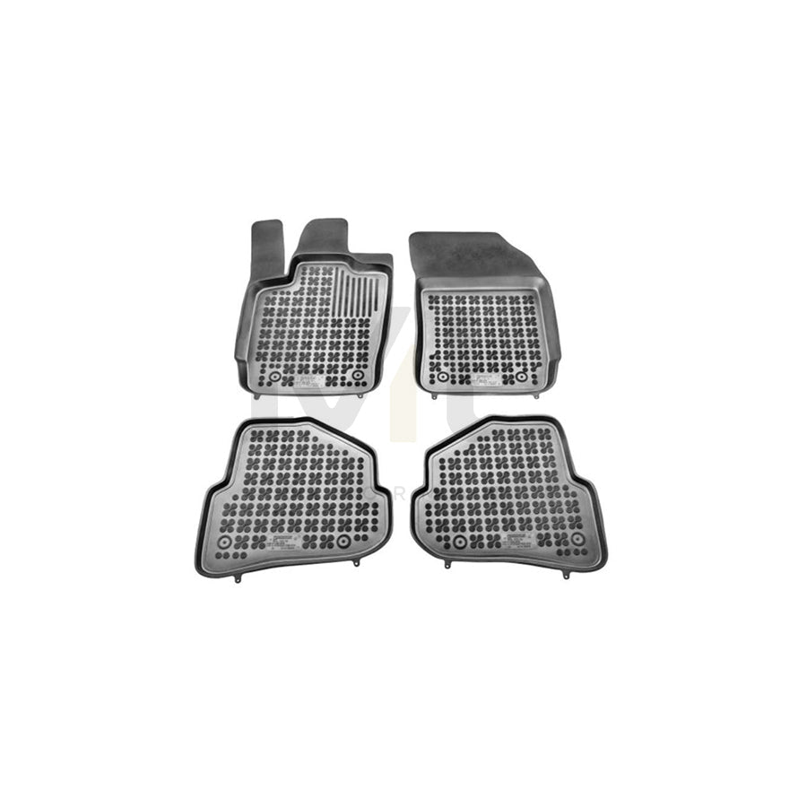 REZAW PLAST 200313 Floor mat set for AUDI A1 Elastomer, Front and Rear, Black