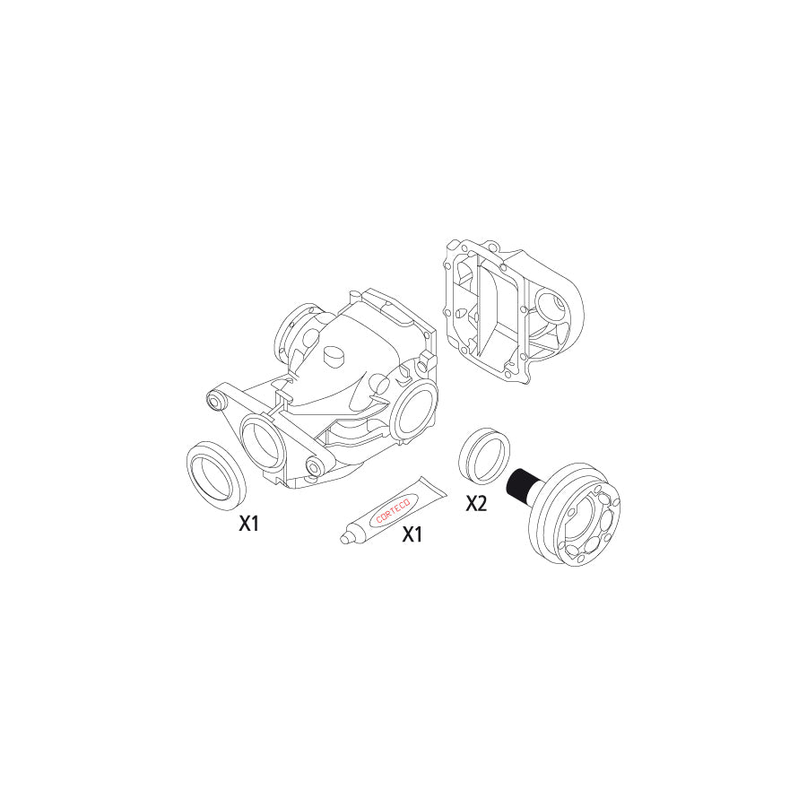 Corteco 19535823 Gasket Set, Differential