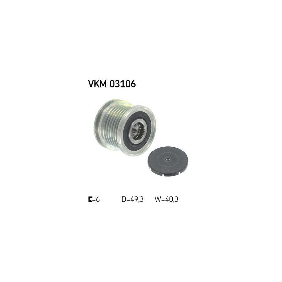 Skf Vkm 03106 Alternator Freewheel Clutch | ML Performance US Car Parts