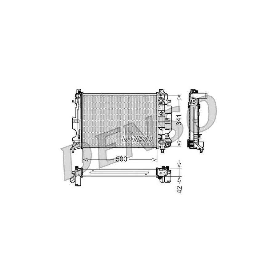 DENSO DRM25012 Engine Radiator