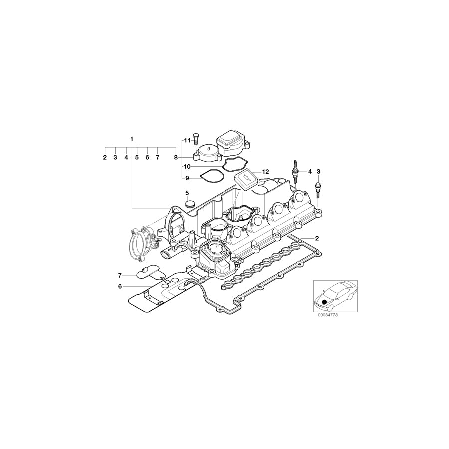 Genuine BMW 11122247686 E46 E39 Profile-Gasket (Inc. 318d, 320d & 520d) | ML Performance US Car Parts
