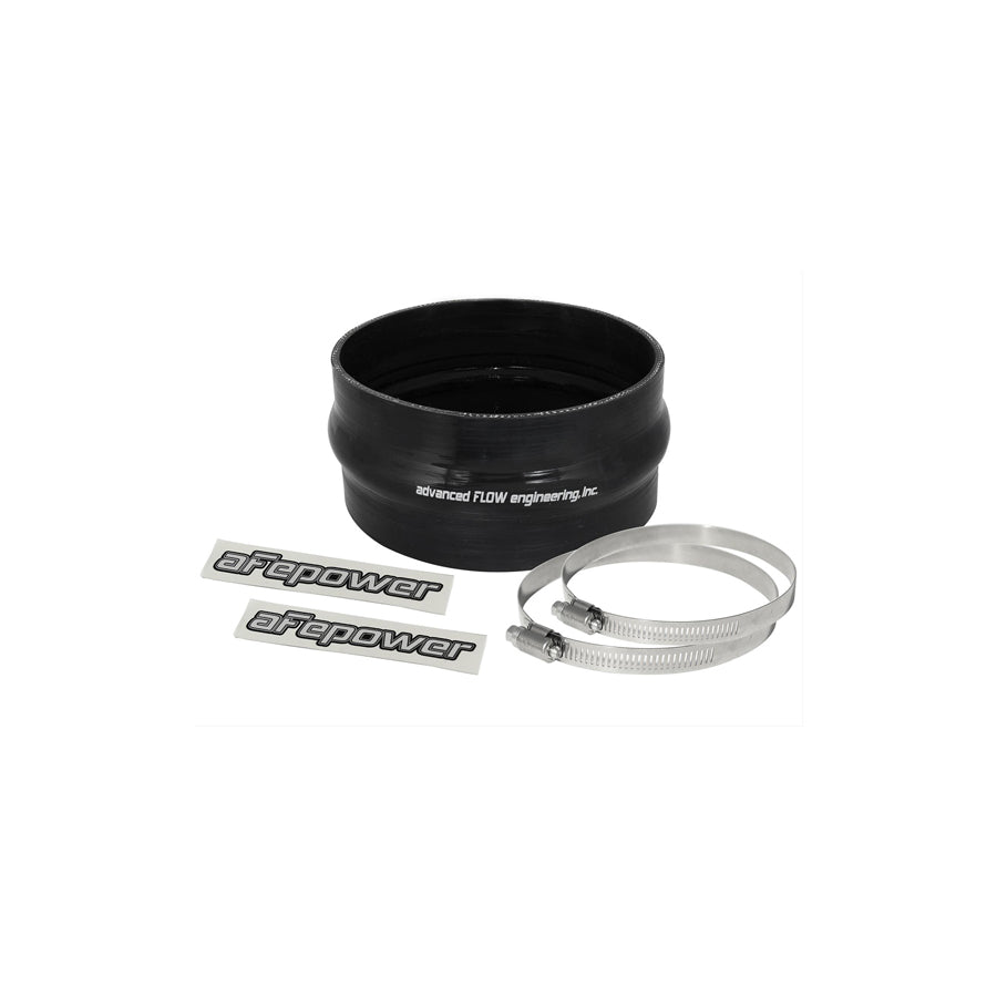 aFe 59-00052 (6 IN ID x 3 IN L) Straight Coupler w/ Hump - Black Replacement Coupling Kit | ML Performance US Car Parts