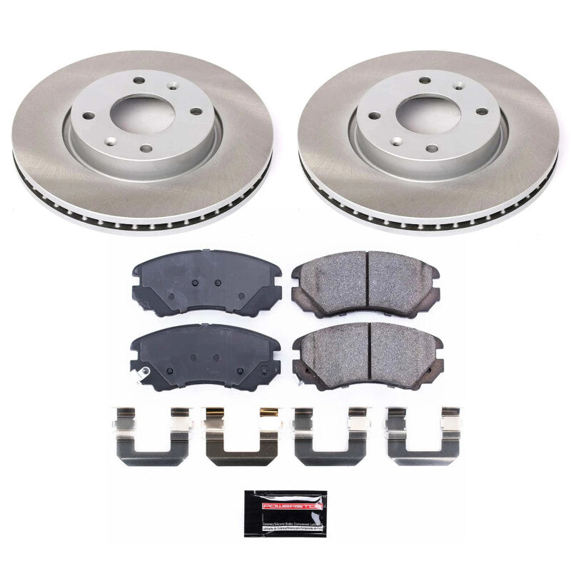 PowerStop Power Stop 02-06 Kia Optima Front Semi-Coated Rotor Kit