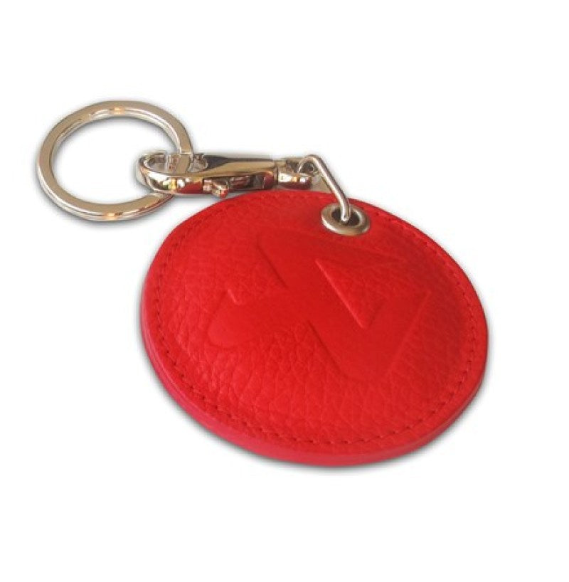 Akrapovic Akrapovic Round Leather Keychain - red