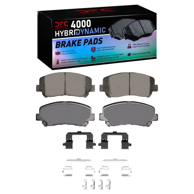 DFC 13-25 Mazda CX-5 Front 4000 HybriDynamic Brake Pads and Hardware Kit